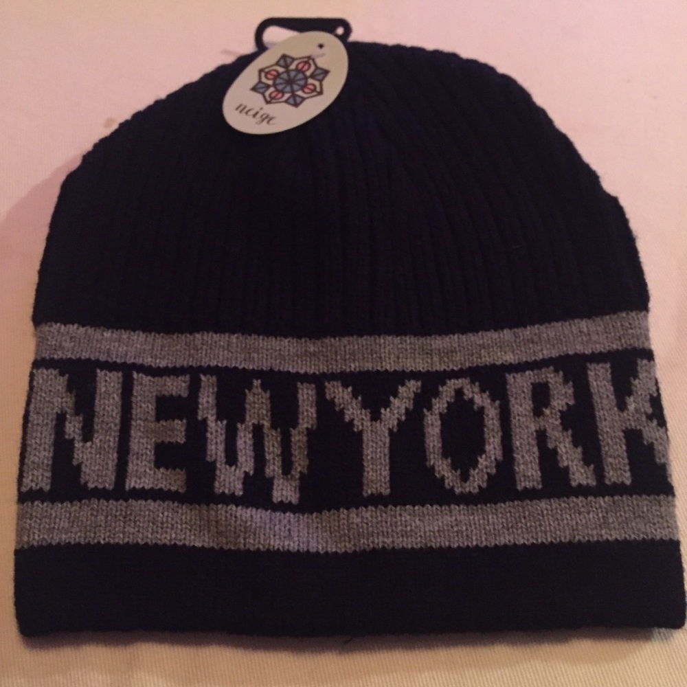 NWT Men’s New York black and grey hat